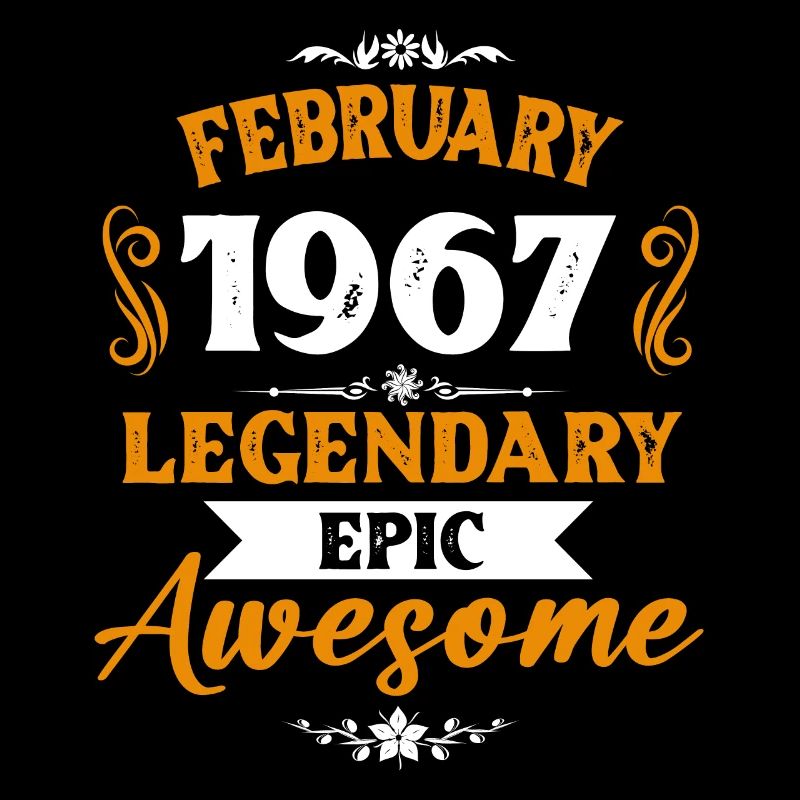 February 1967 Legends Birthday Gift