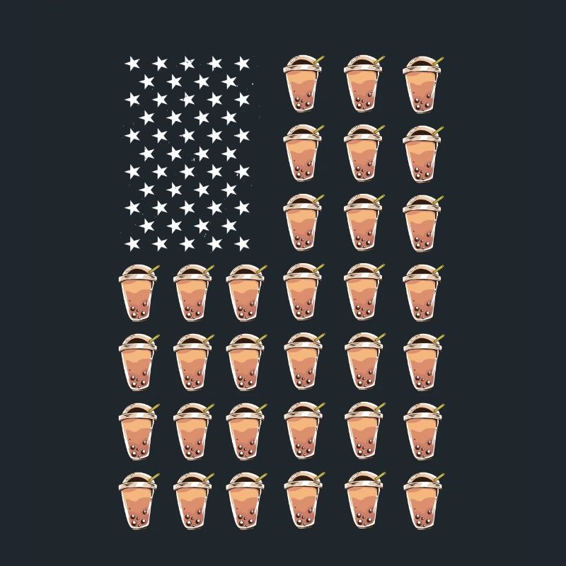 Bubble Tea USA Flag