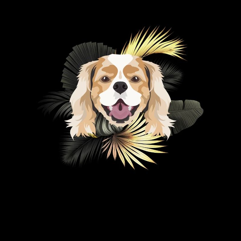 Goldener Hund Cavalier King Charles Spaniel