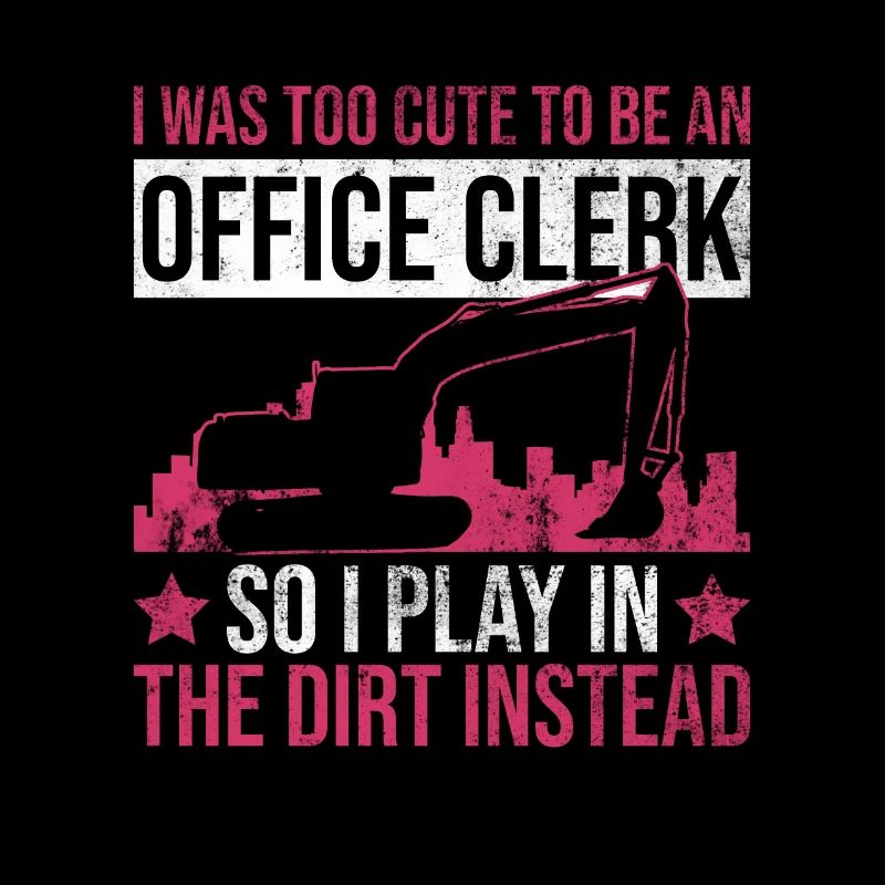 Bagger Mädchen Baggerfahrerin Baggerfahrer Frau