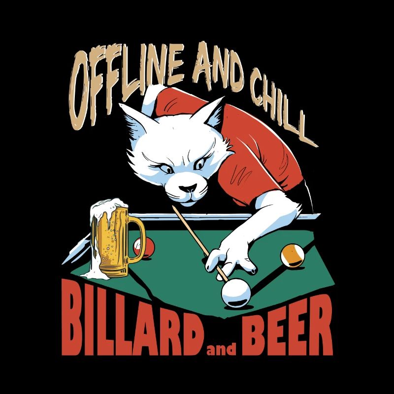 Billard et bière, Offline Chill, Slogan du billard