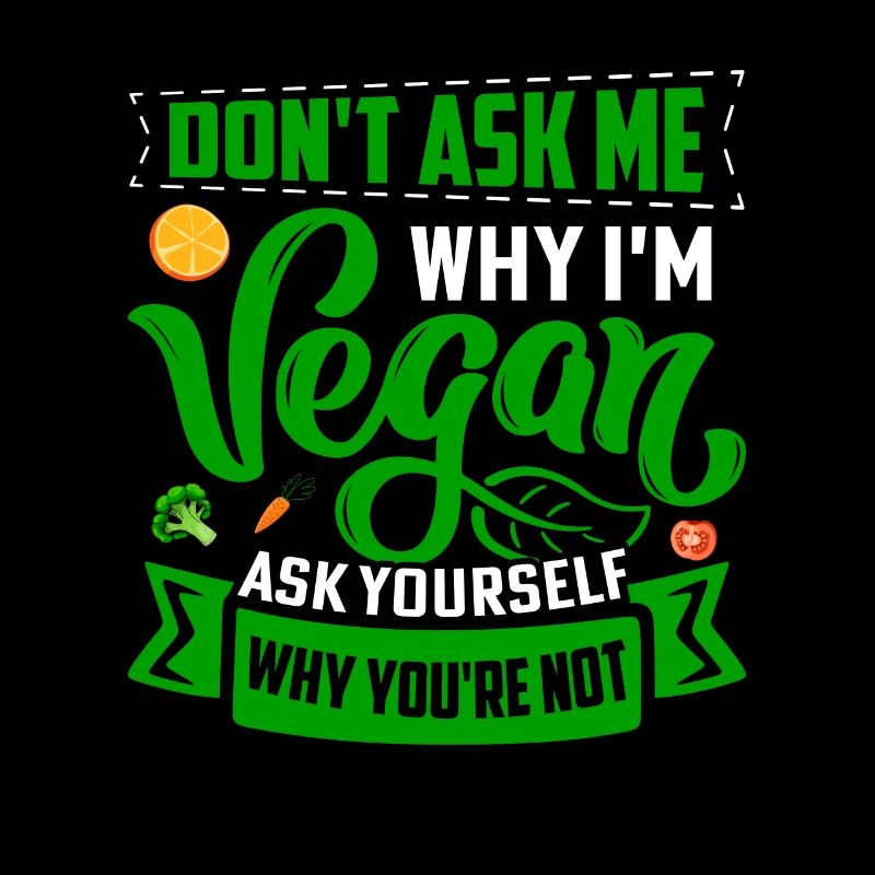 Dont ask me why im vegan ask yourself why you're