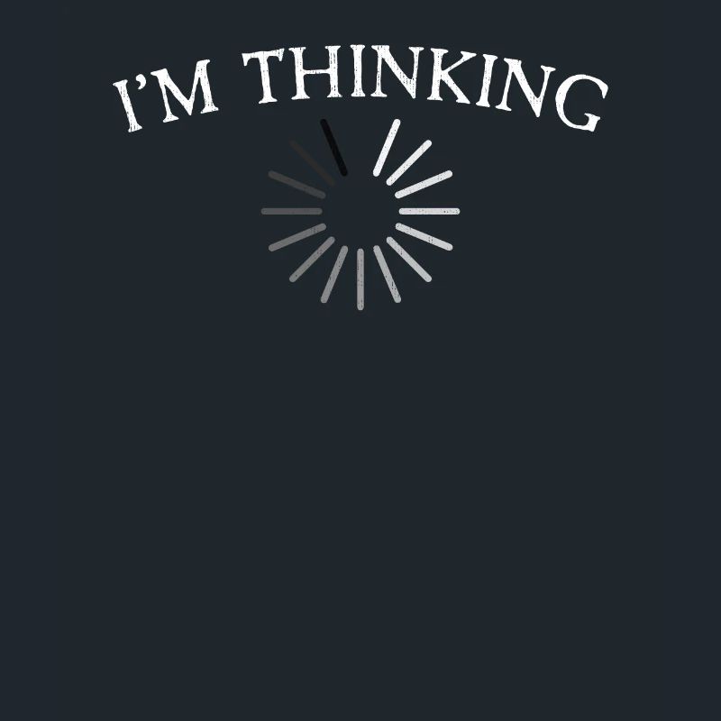 Computer Geek I'm Thinking Funny Programmer Coder