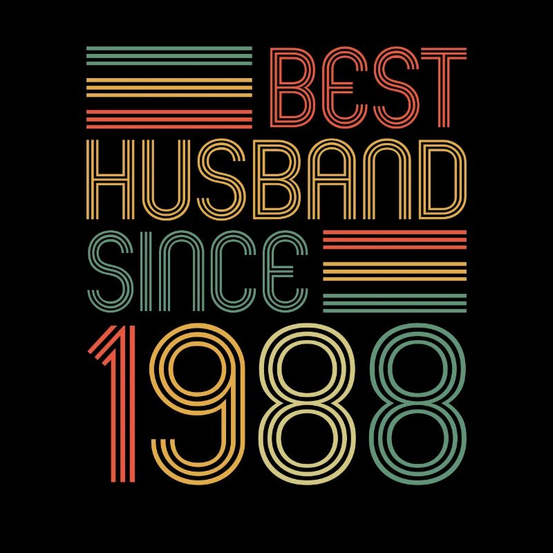 35. Hochzeitstag Bester Ehemann seit 1988