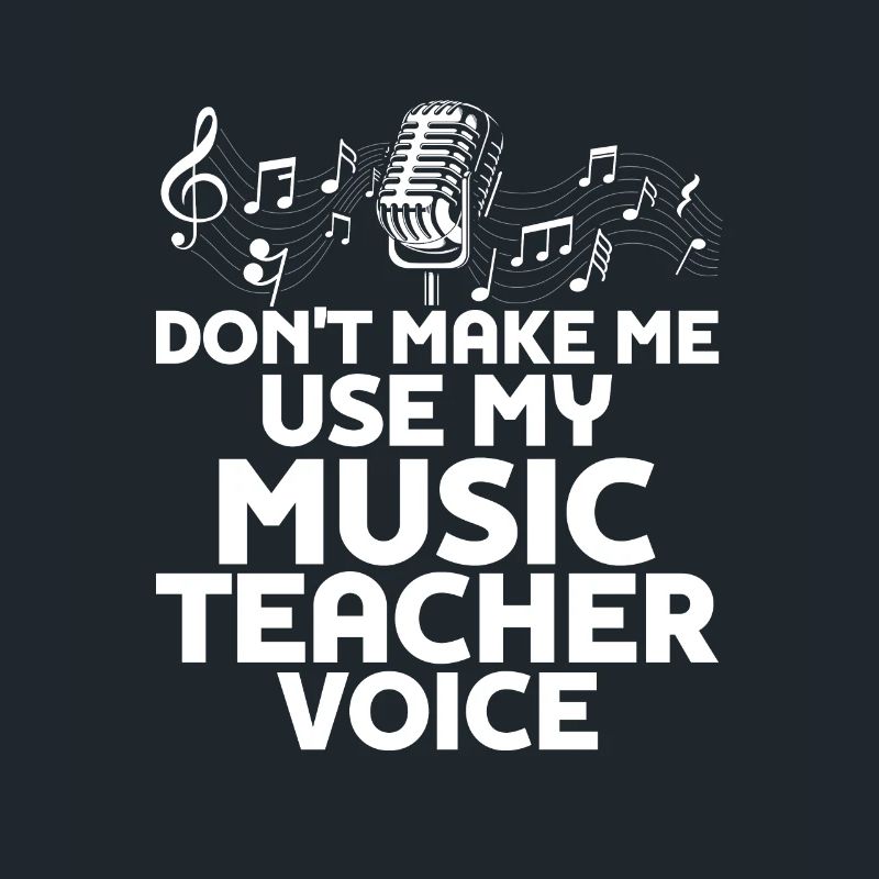 Ne me faites pas utiliser mon école de chant de professeur de musique dans