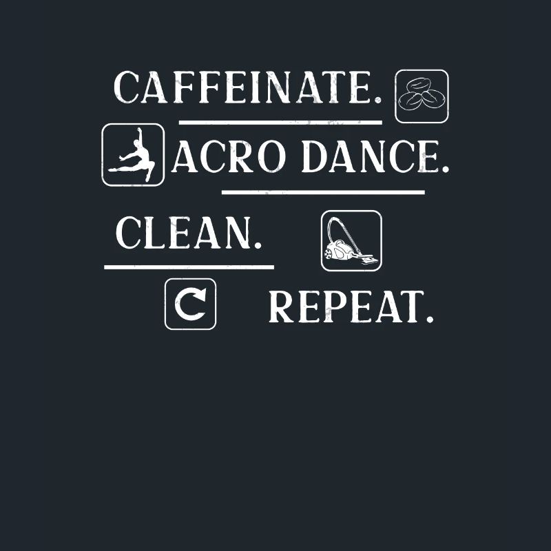 Drôle de danse d’acro caféinée Clean Repeat A