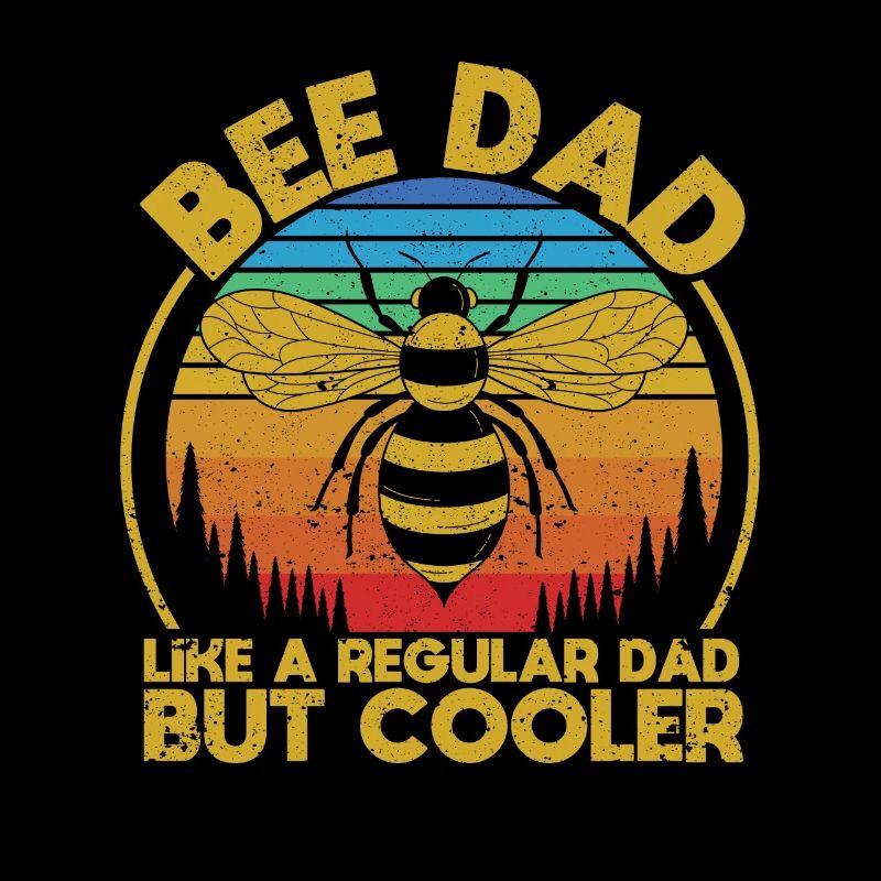 Bienen-Dad wie ein normaler Daddy, aber ein cooler