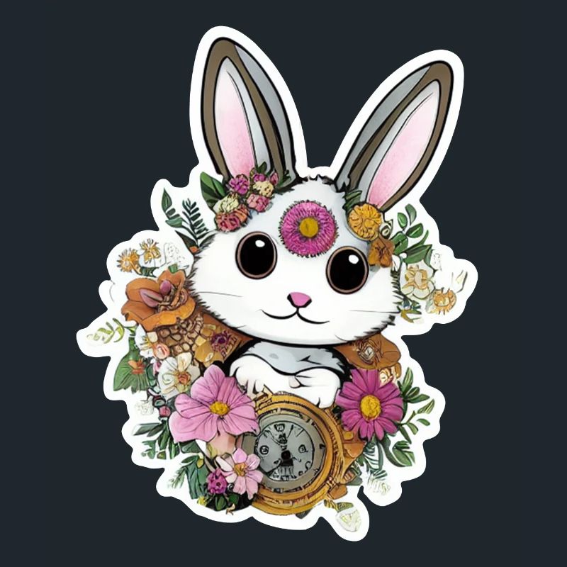 mignon petit lapin pâques