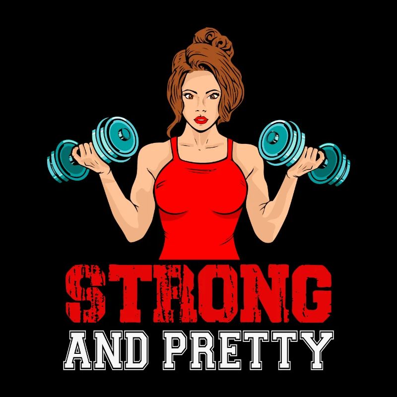 strong and pretty