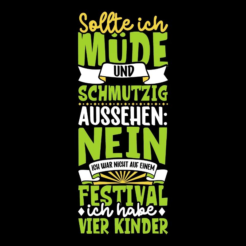 Müde und schmutzig - vier Kinder