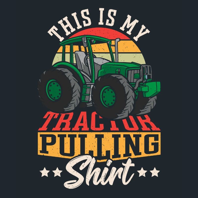 This Is My Tractor Pulling Shirt Tractorpulling
