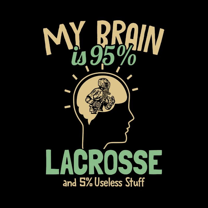 Mon cerveau est composé à 95% de crosse Polo Crosse Intercrosse
