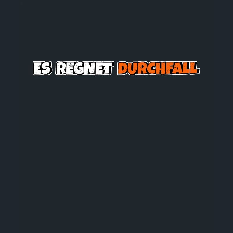 Es regnet Durchfall