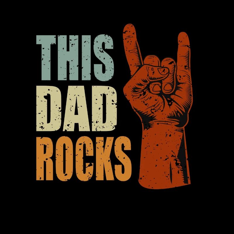 This Dad Rocks Rock n Roll for Daddy for Father's Day