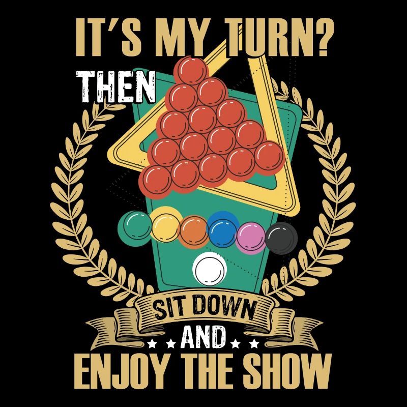 Funny Snooker Player Humor