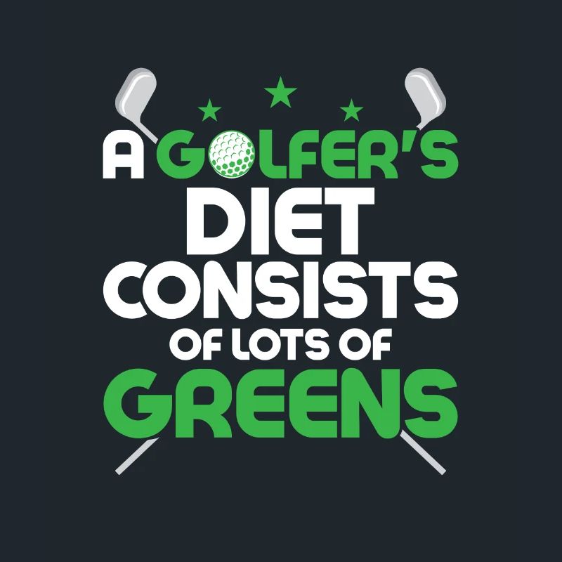 Le régime alimentaire d’un golfeur se compose de beaucoup de greens de golf