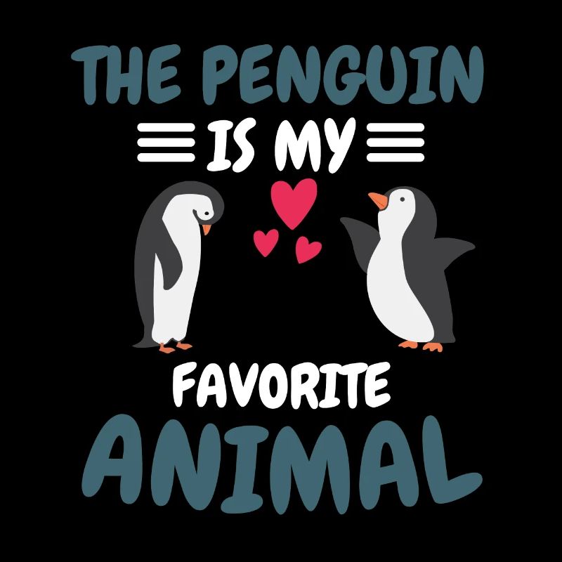 Lieblingstier Zoo Tier Lustiges Geschenk Pinguin