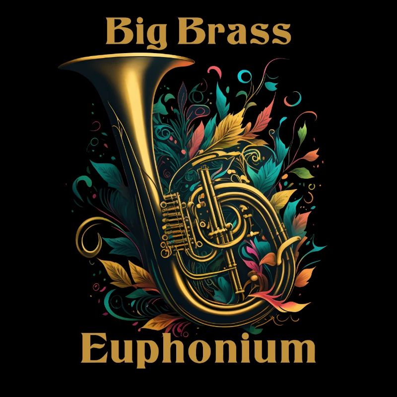 Euphonium Eufonium Blechbläser Tuba Horn Spruch