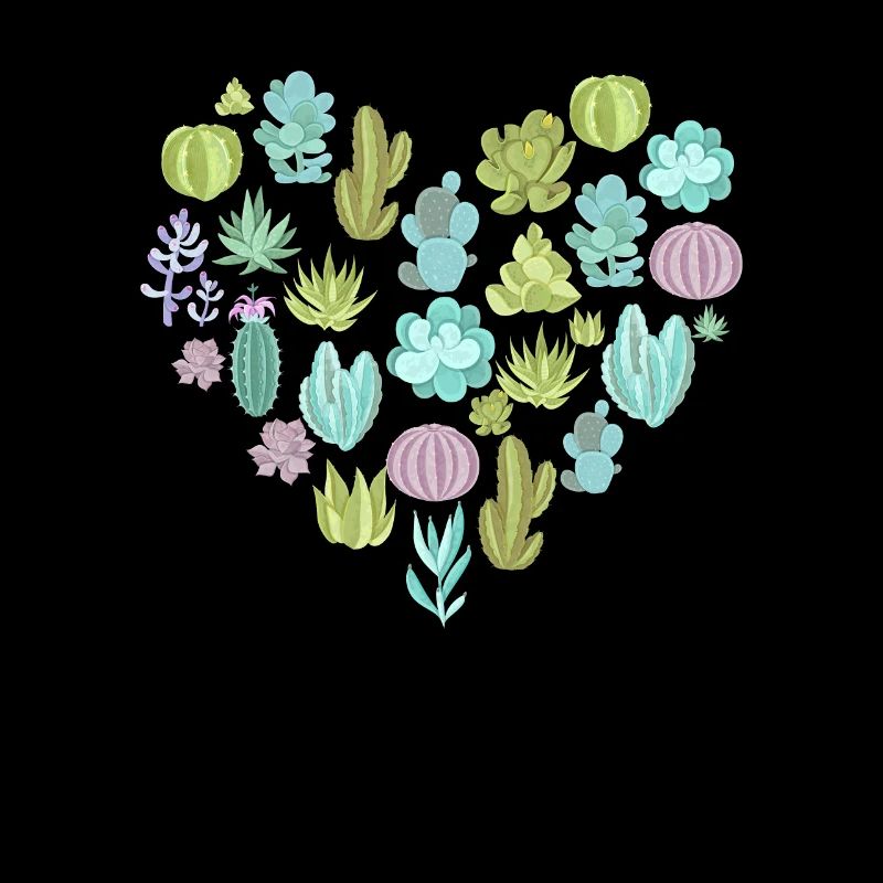 Succulent Cactus Succa Lover Heart Plant