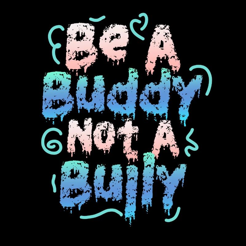 Sei ein Kumpel, kein Mobber Anti-Mobbing