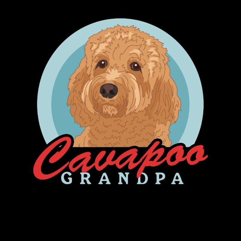 Cavapoo Grandpa Cavoodle Dog Owner Gift