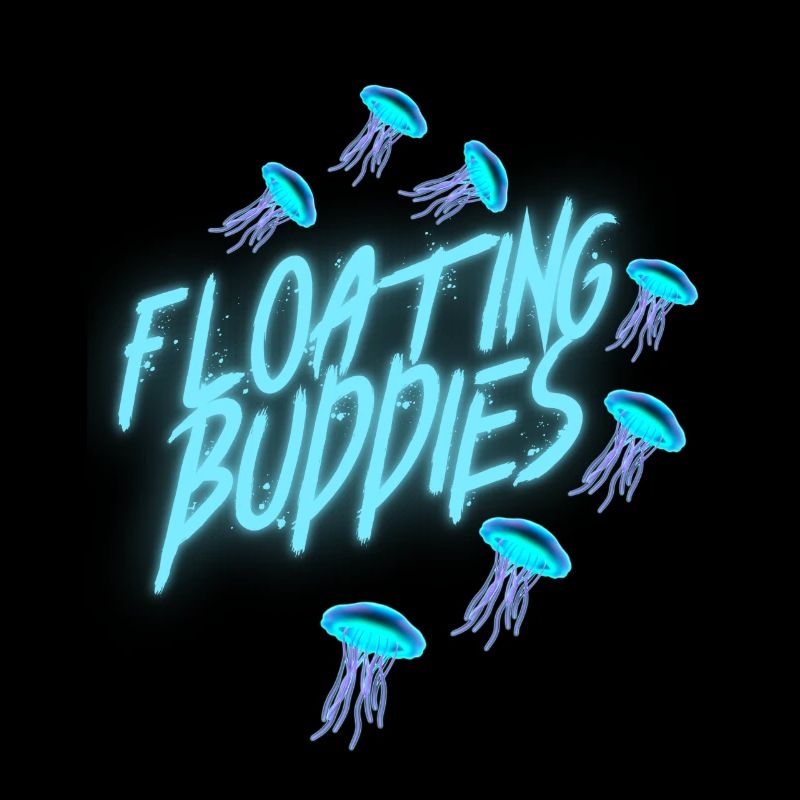 Schwimmen Freunde Quallen Jellyfish Geschenk