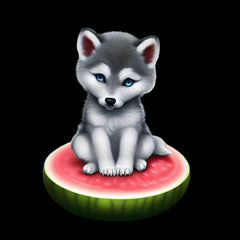 Wassermelone Wolf