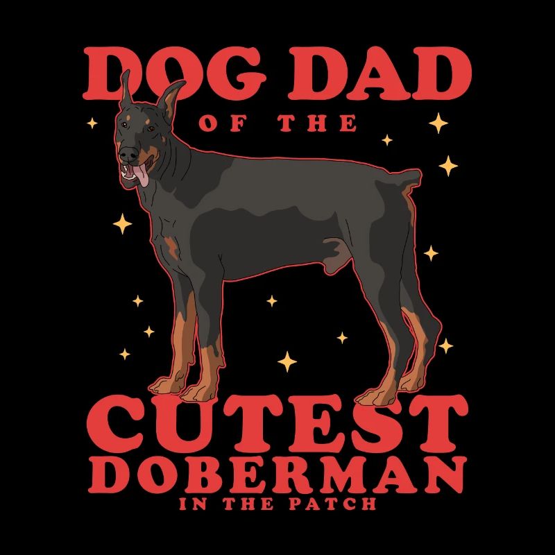 Dobermann Dad | Hundepapa Hundebesitzer Geschenk