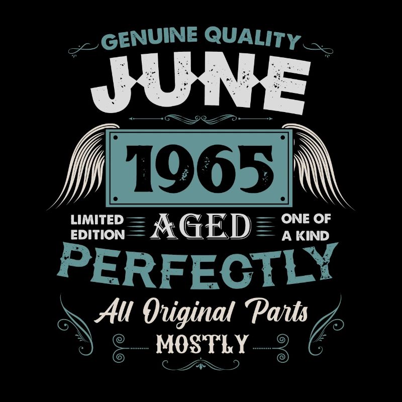 Juni 1965 Vintage Geburtstag Geschenk