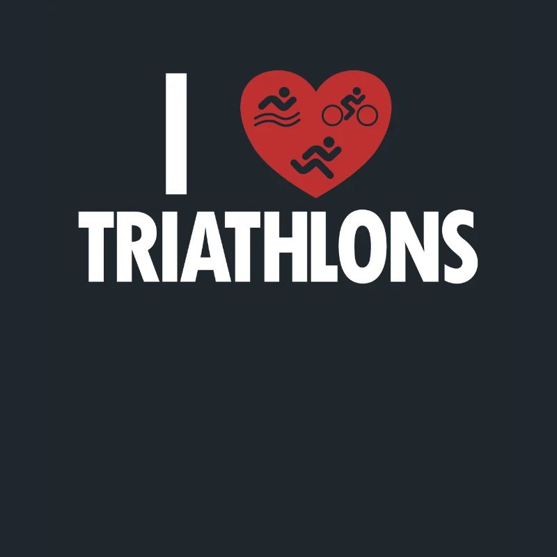 I love Triathlons Triathlonrad Triathlet Training