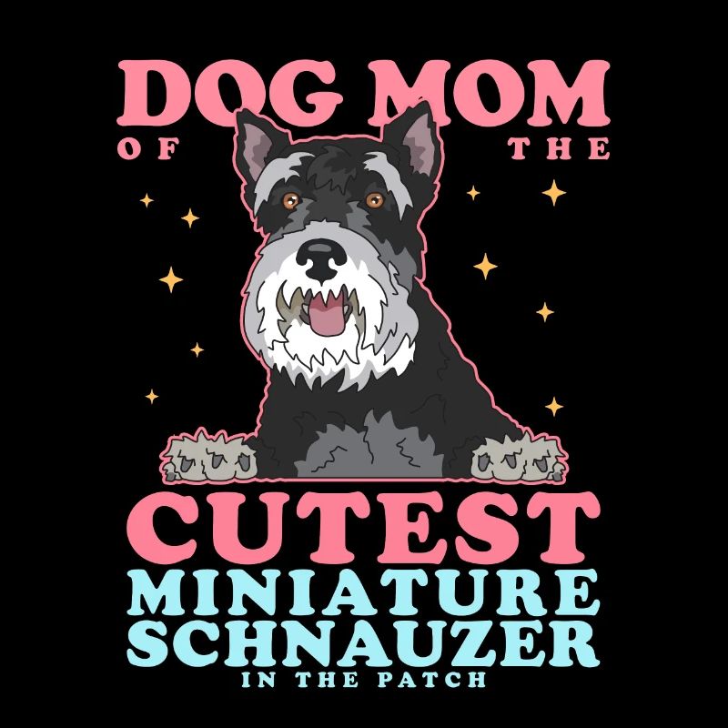 Zwergschnauzer Mom | Schnauzer Hunde Geschenk