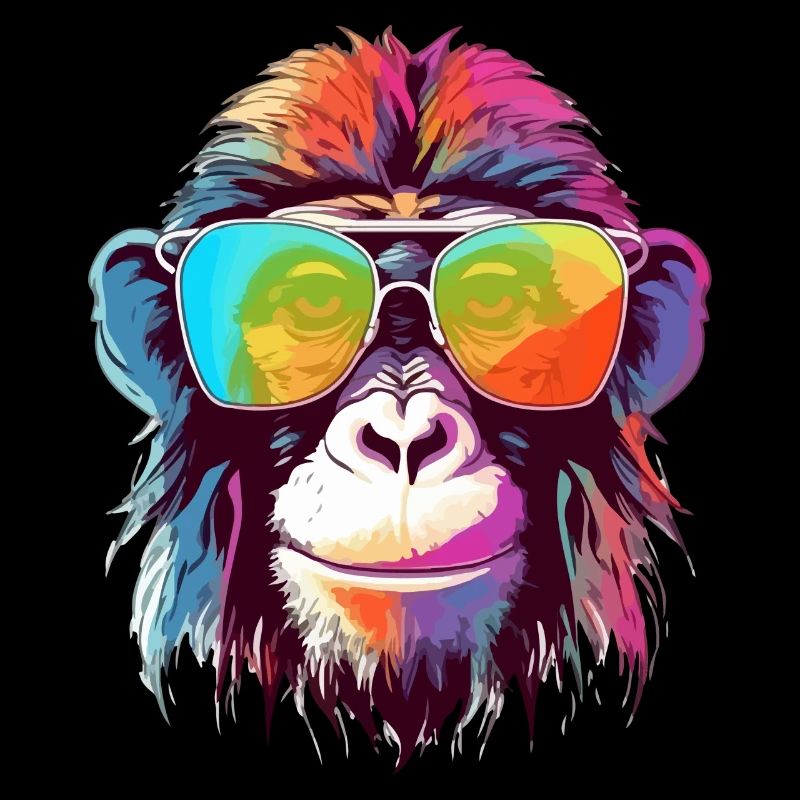 Bily, der bebrillte Affe