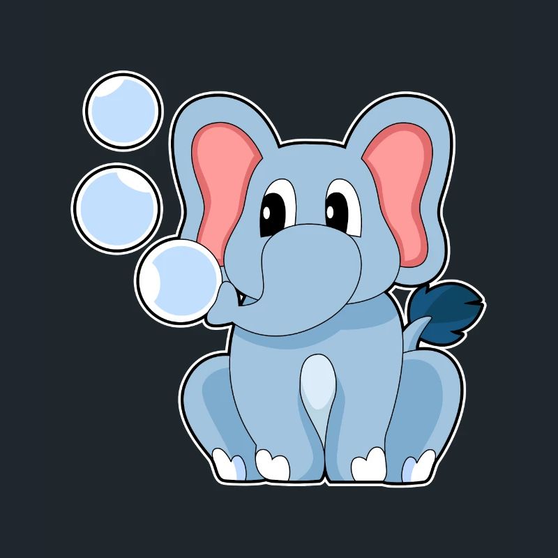 Elephant Water Bubbles