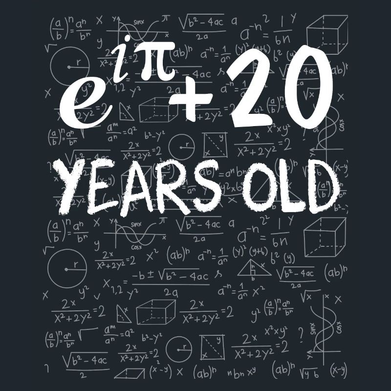 19e anniversaire 19 ans Euler Identité cadeau math