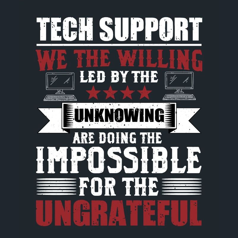 Lustiger Technischer Support Sysadmin Humor