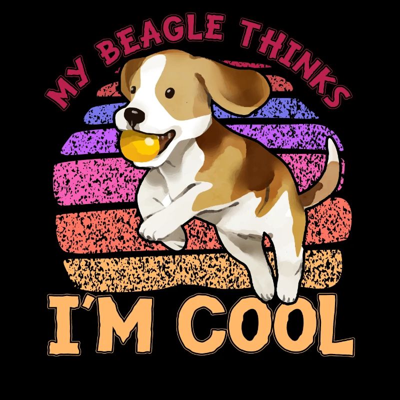 My Beagle thinks I'm cool