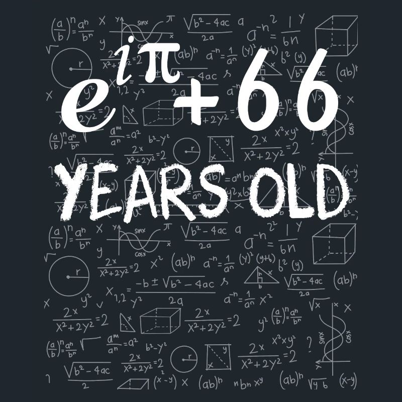 65th birthday 65 years Euler Identity math gift