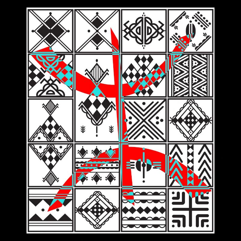 AMAZIGH BERBER KABYLE KABYLE MOTIF