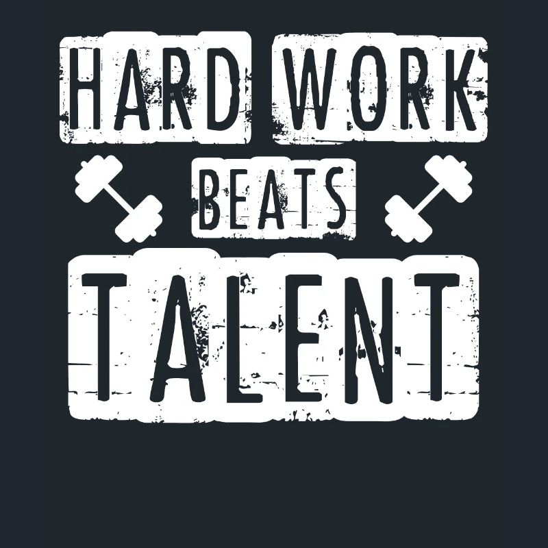 Harte Arbeit ist besser als Talent -