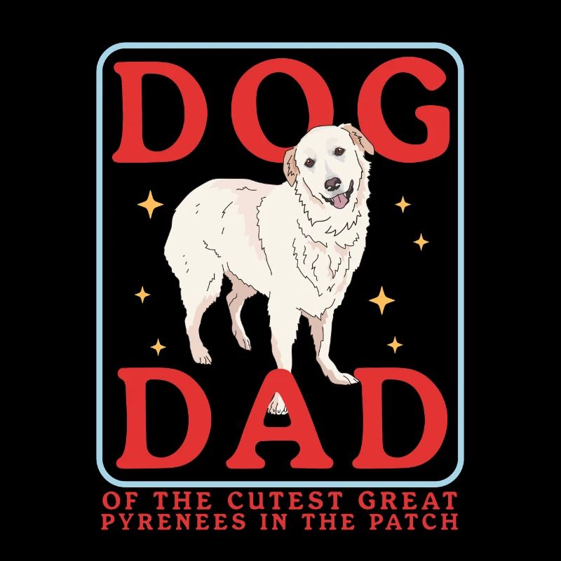 Pyrenäenberghund Dad Hunde Hundebesitzer Geschenk