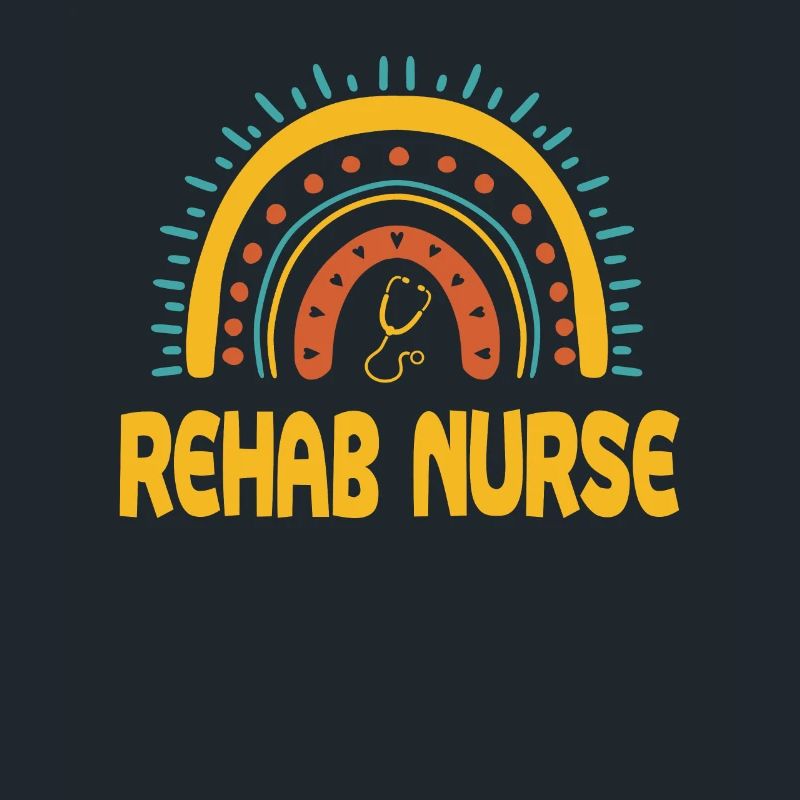 Rehab Krankenschwester Boho Regenbogen