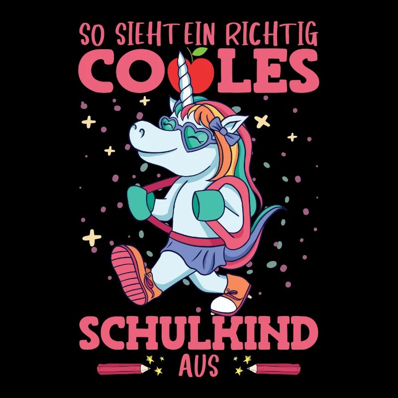 Einhorn Schulkind Einschulung