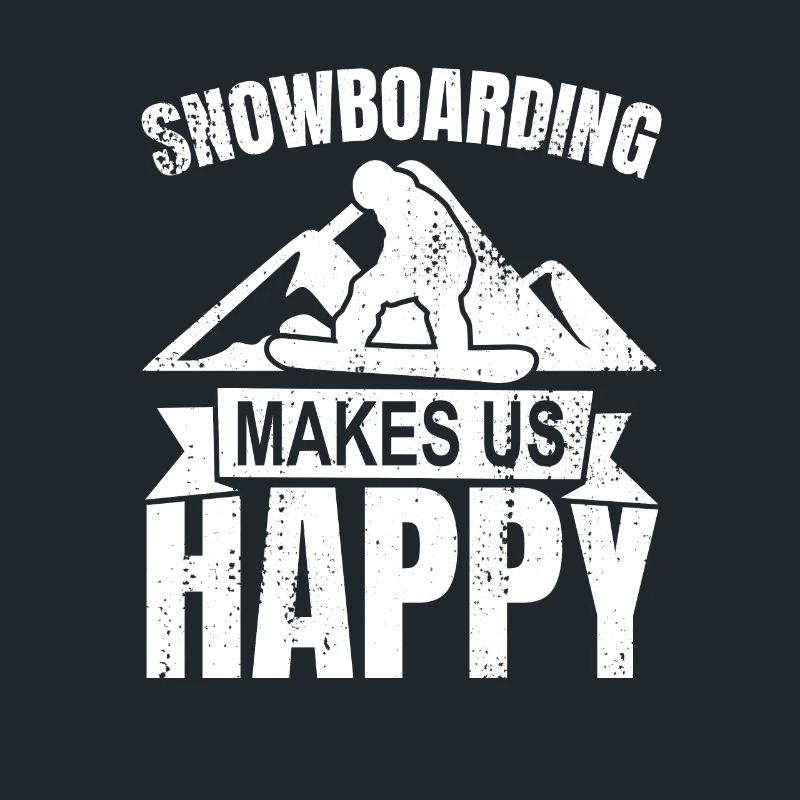 Snowboard slogan