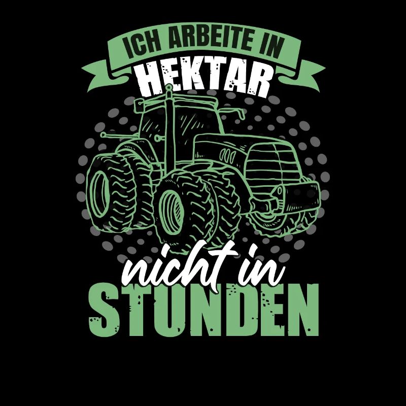 Ich arbeite in Hektar nicht in Stunden Traktor