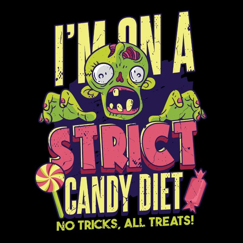 Zombie Halloween Süßigkeiten
