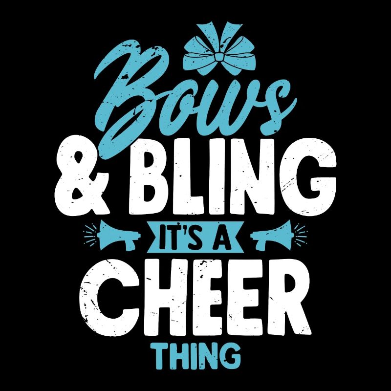 Bows & Bling It's A Cheer Thing Cheerleader Cheerl