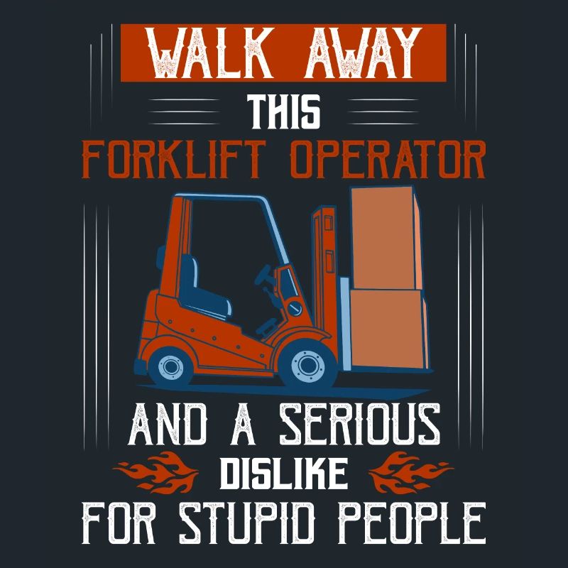 Walk Away This Forklift Operator Has Anger Issues
