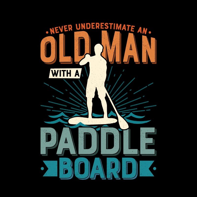 Never Underestimate An Old Man With A Paddle Board