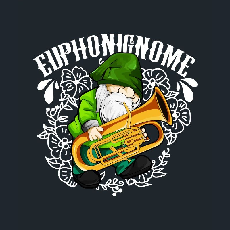 Euphonignome - Gartenzwerg mit Euphonium