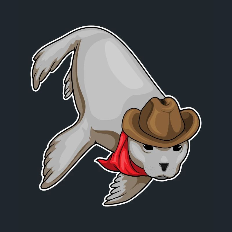Chapeau de cowboy de phoque